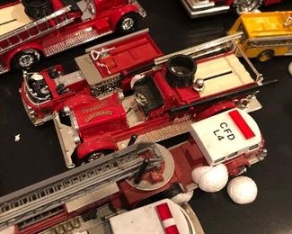 Vintage Toys and Fire Engines