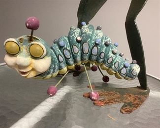 Yard Art Caterpillar BUY IT NOW $8