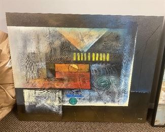 This fine Painting is an original work of art painted by hand from start to finish by one artist in the studios of Artists Guild of America in Gardena, California signed by MAX