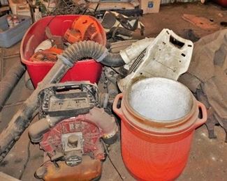 Mower and backpack blower parts