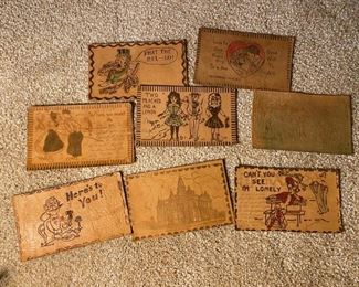 Leather Postcards