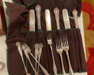 Rogers Bros Silver Plate Set