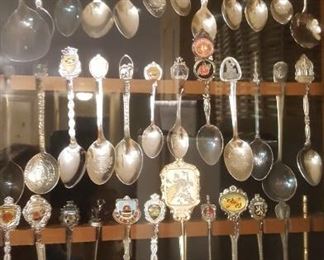 Souvenir spoon collection