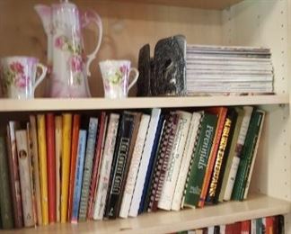 Cook books & Nippon chocolate pot