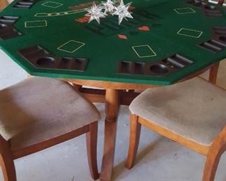 Round table w/poker table top