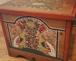 Hand painted chest