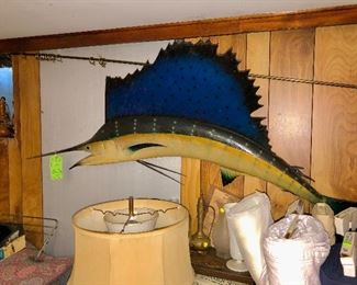 Beautiful taxidermy marlin