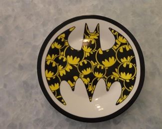 Batman Plate/ Not shown a large Batman cutting Board