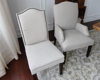 6 Side chairs/2 arm chairs