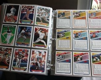 Hundreds of base ball cards  1987 -1990
