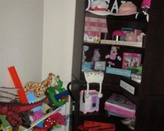 Kids toys and shelving