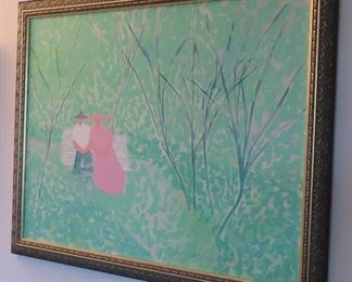 Jim N. Hill original painting - signed and dated 1985