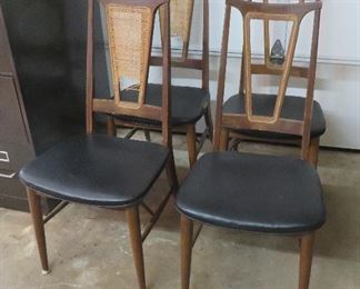 "As is" MCM dining chairs
