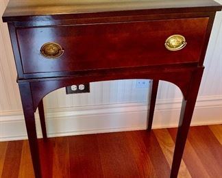 Cherrywood Accent Table w/ drawer
24.5 x 16d x 32.5h   $95