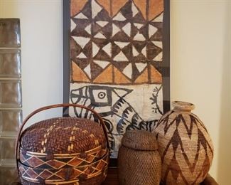 African baskets, Tonga people food baskets