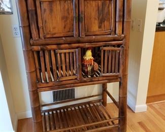 Chinese bamboo cabinet