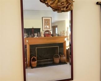 Chinese decorated mirror