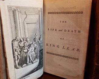 Antique book of The Life and Death of King Lear