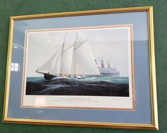 John Mecray "The Gloucester Fishing School signed and numbered print 275/950