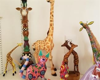 Collection of handmade animals by Aaron Jimenez Ojeda
