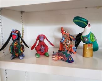 Collection of handmade animals by Aaron Jimenez Ojeda