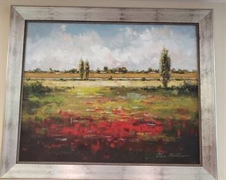Dan Matino  oil painting on canvas, approx. 35 1/2" x 29 1/2" with frame