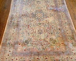 $950 Chinese silk rug #2 . 8'1" x 5'