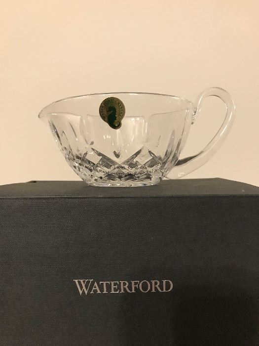 SALE $40 Waterford Lismore Gravy Boat $45Brand New