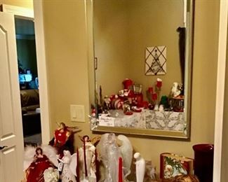 Very Nice Wall Mirror and more Christmas