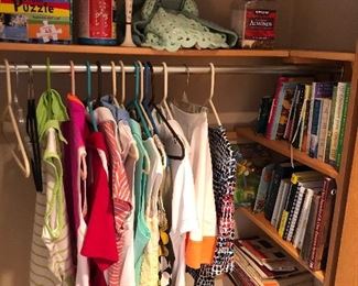 Children’s clothing, toys, books.