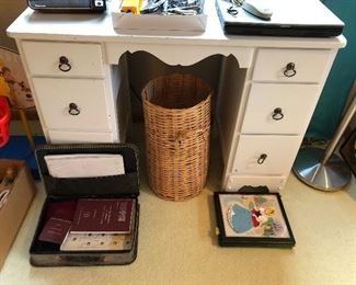 Vintage desk, painted.