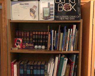 Multiple sets of classic books, in addition to hundreds of additional books.