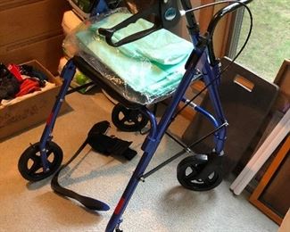Wheeled walker by GF Health Products.