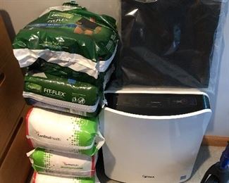 Winix PlasmaWave air purifier; Depends underwear for men.