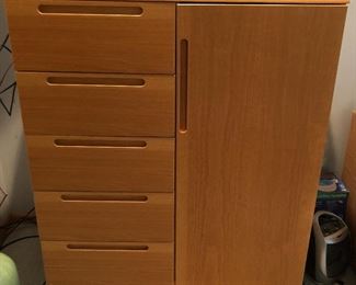 Chest of drawers to match complete set of furniture in master bedroom.