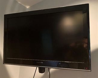 Large Sceptre wall-mounted TV.