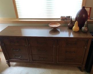 Vintage dresser by Bassett Furniture (mirror included —not shown).