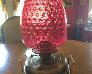 Antique Lamp with Shade  $225