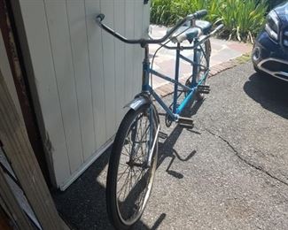 Vintage Schwinn bicycle for two