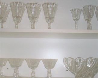 ETCHED CRYSTAL GLASSES