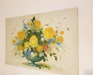 Vintage Canvas Painting