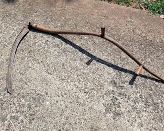 Antique Vintage Hay Grain Sickle Scythe Farm Tool