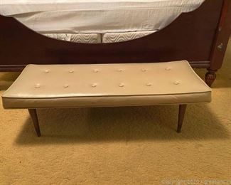 1920s Vintage Crawford Mfg Co Vanity Long Bench