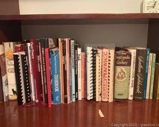 Large Collection of Vintage Cook Books