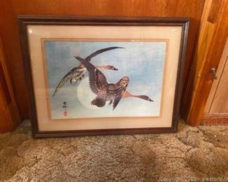 Signed Asian Multimedium Art