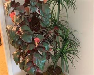 Pair of Faux Large house Plants