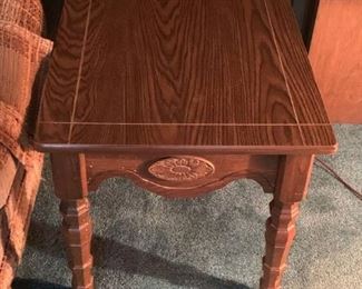 Vintage Hard Wood End Table