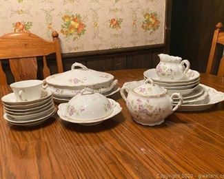 Vintage Hand Painted China Set