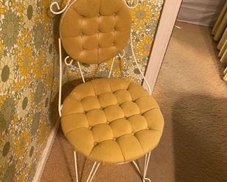 Vintage Teena Originals Mid Century Cafe Vanity Chair