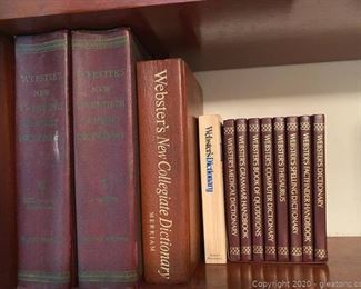 Vintage Websters Dictionary Variety